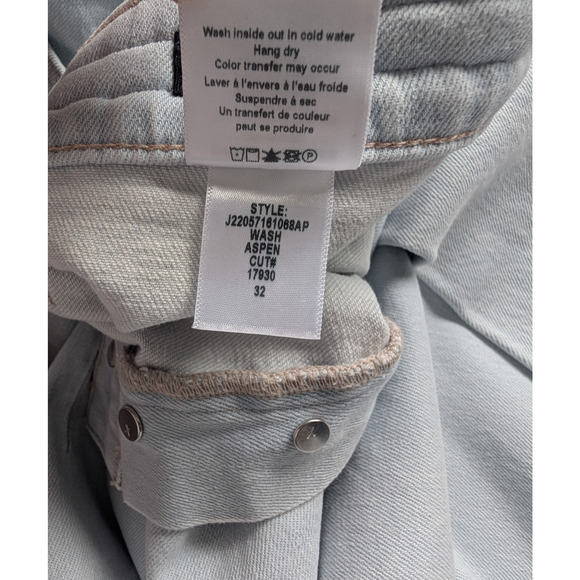 NWT Veronica Beard Grant Braided High Waist Wide Leg Jeans Size 32 Aspen #4D454 - Picture 13 of 13